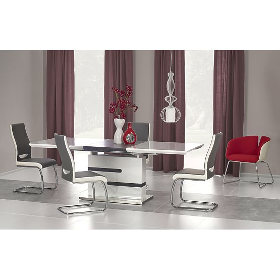 Table MONACO blanc / gris