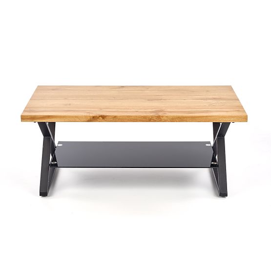 Table rectangulaire XENA noir / naturel