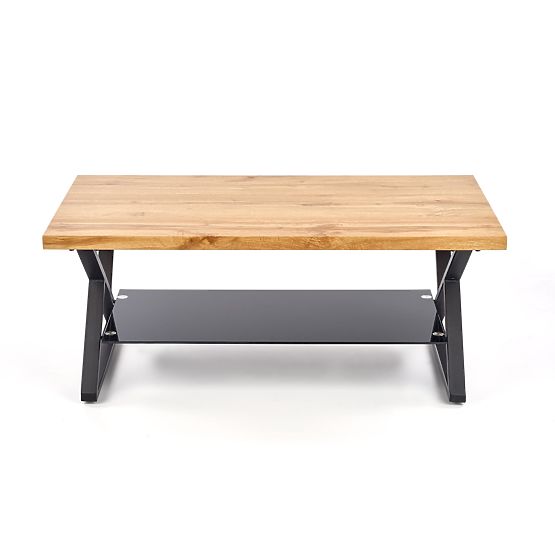 Table rectangulaire XENA noir / naturel