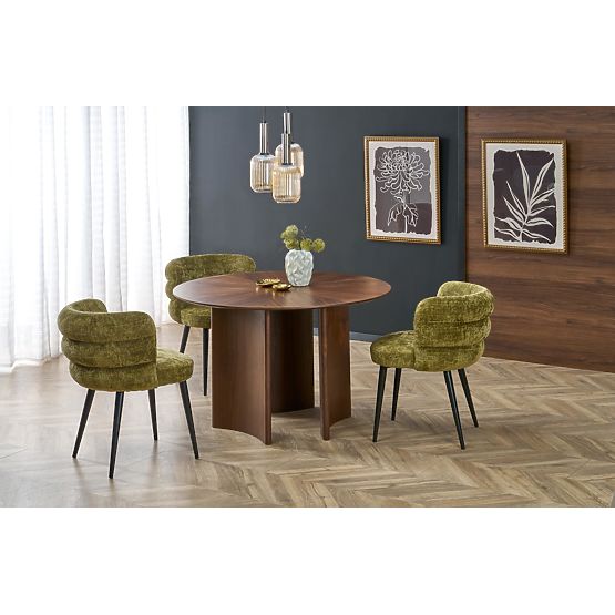 Table ronde CALDO, noyer (2p=1ks)