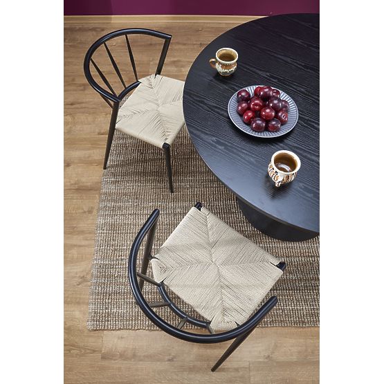 Table ronde GINTER, noire (2p=1ks)