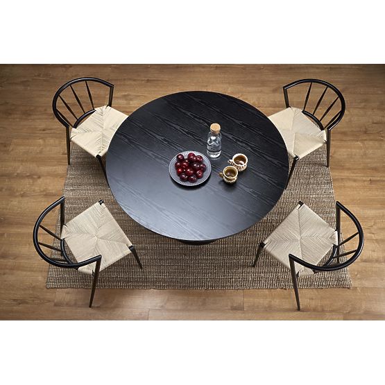 Table ronde GINTER, noire (2p=1ks)