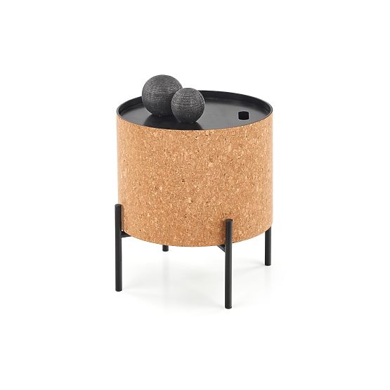 Table SASHA naturel/noir (1p=1pc)