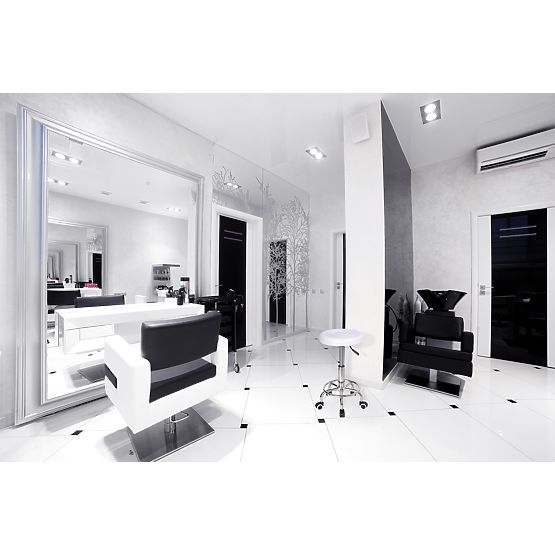 Tabouret cosmétique de coiffure MONZA blanc