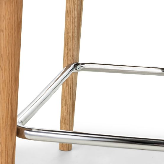 Tabouret de bar Amalfi, crème, chêne