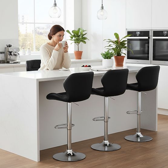 Tabouret de bar Gordon noir