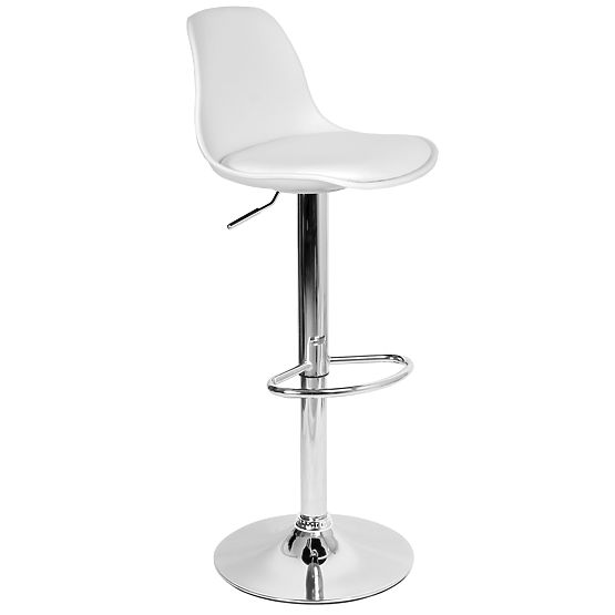 Tabouret de bar Ricardo blanc
