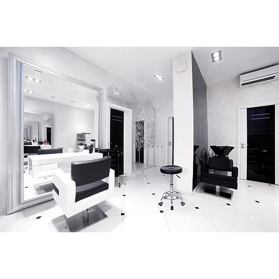 Tabouret de coiffeur cosmétique Monza noir
