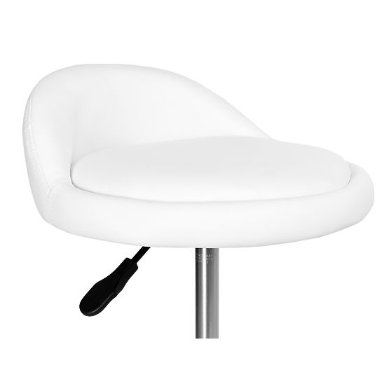 Tabouret de coiffure cosmétique LOMO blanc