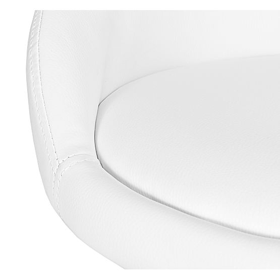 Tabouret de coiffure cosmétique LOMO blanc