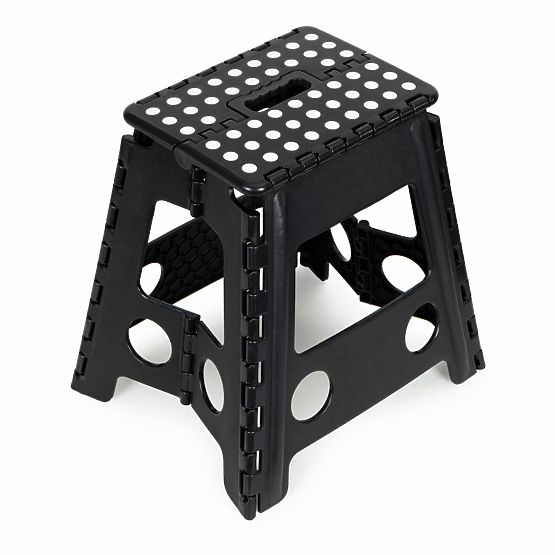 Tabouret pliant à 1 marche en plastique 39 cm