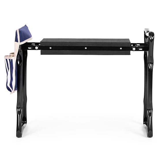 Tabouret pliant - siège de jardin 2 en 1 - bleu