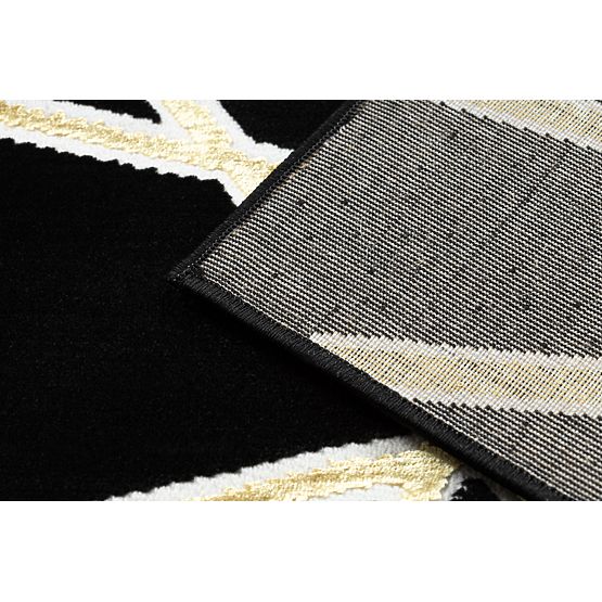 Tapis ALLURE 1964 Géométrique - Structurel, stylé, glamour noir / or