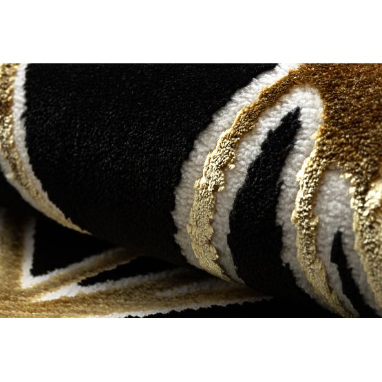 Tapis ALLURE 1964 Géométrique - Structurel, stylé, glamour noir / or