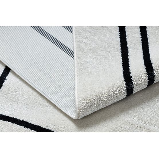 Tapis AMOUR 53096C crème - Cadre, lignes modernes, élégantes