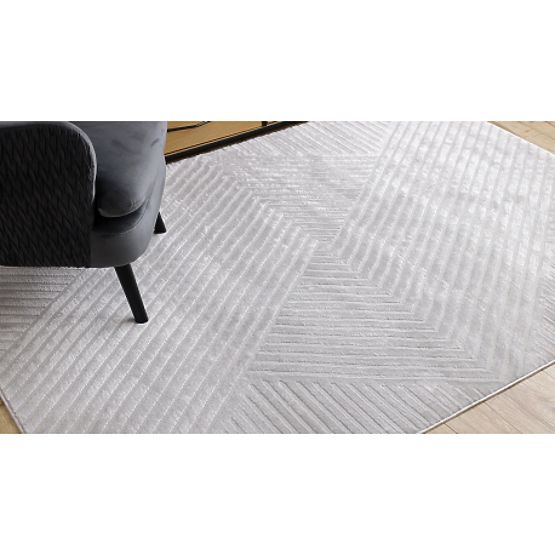 Tapis BALANCE 1503 gris - Géométrique, structurel, glamour
