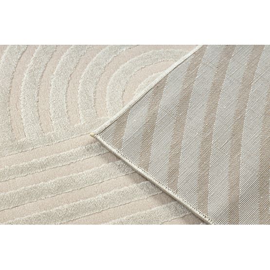 Tapis BALANCE 1921 taupe - Géométrique, structurel, glamour