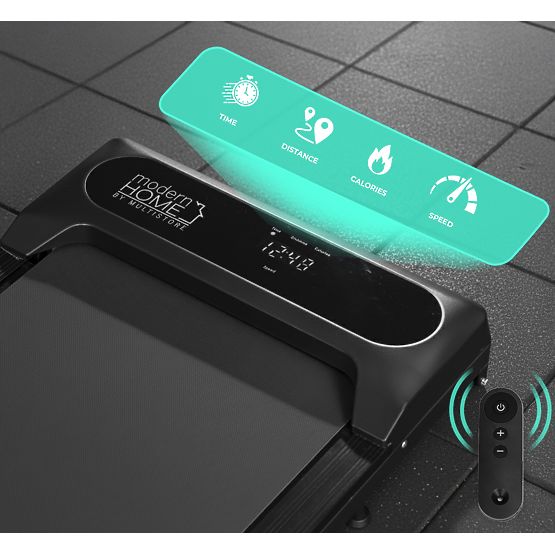 Tapis de course domestique avec support électrique walking pad d'entraînement sous bureau 10 km/h Mo