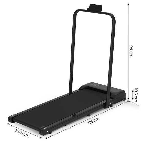 Tapis de course domestique avec support électrique walking pad d'entraînement sous bureau 10 km/h Mo