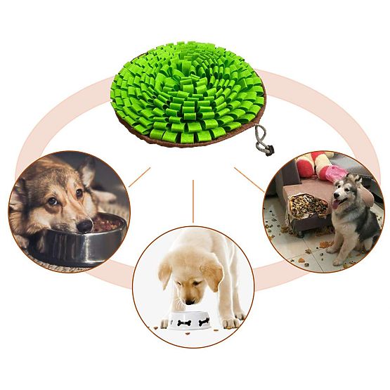 Tapis de flairage pour friandises SNIFFER pliable vert