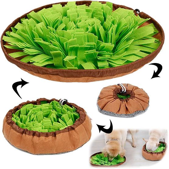 Tapis de flairage pour friandises SNIFFER pliable vert