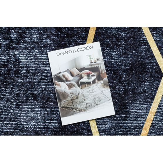 Tapis de lavage MIRO 51233.810 Géométrique antidérapant - gris foncé