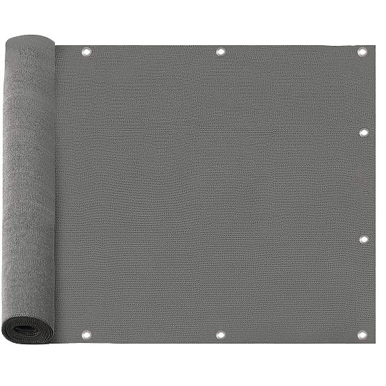 Tapis de protection de balcon gris 1x5 m