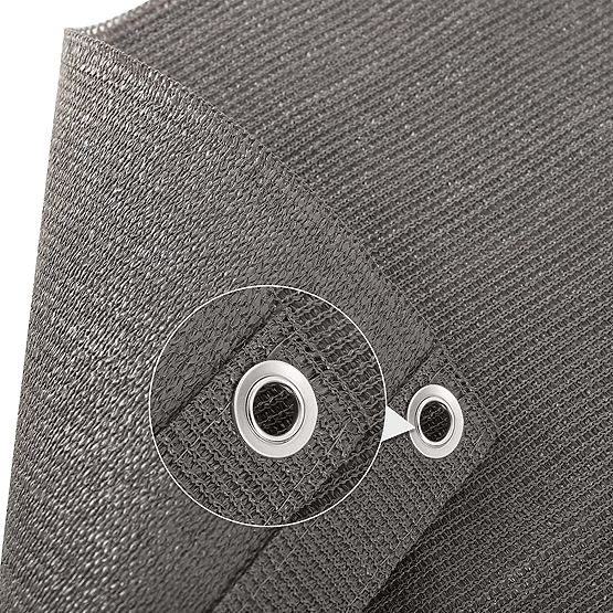 Tapis de protection de balcon gris 1x5 m