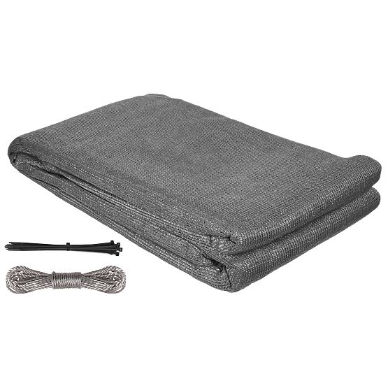 Tapis de protection de balcon gris 1x6 m