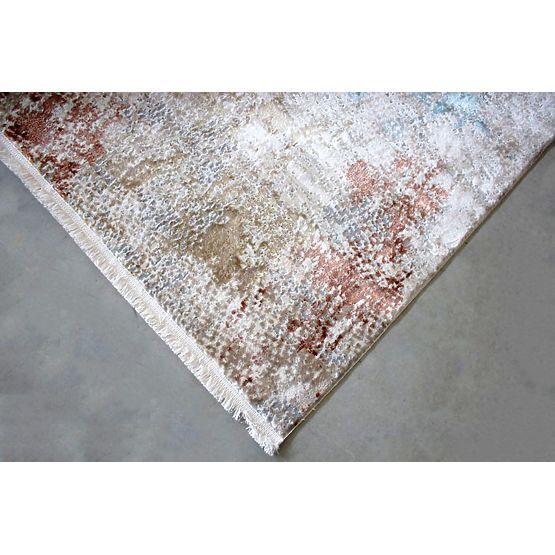 Tapis en morceaux Aqua - Crème