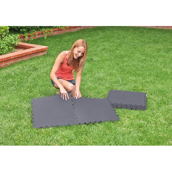 Tapis en mousse puzzle 50x50cm 8 pièces pour piscine INTEX 29084