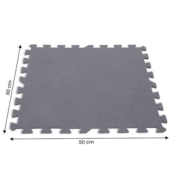 Tapis en mousse puzzle 50x50cm 8 pièces pour piscine INTEX 29084