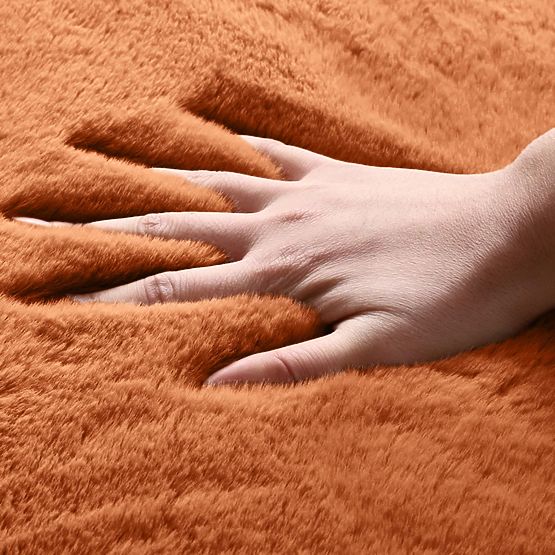 Tapis en soie Rabbit - Brique