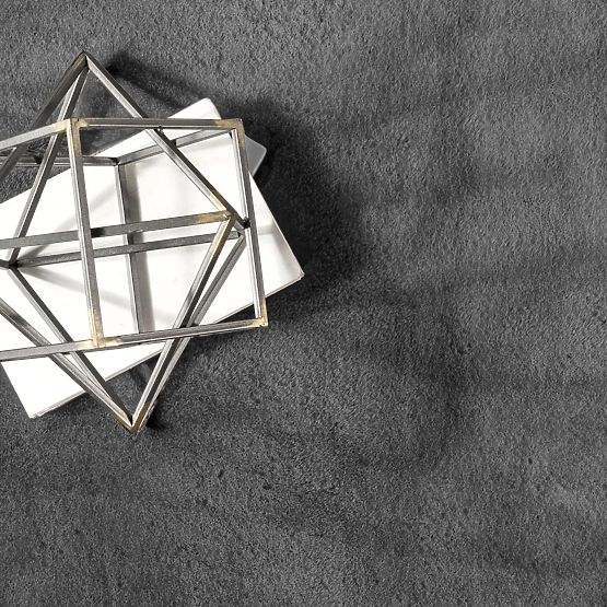 Tapis en soie Rabbit - Gris foncé