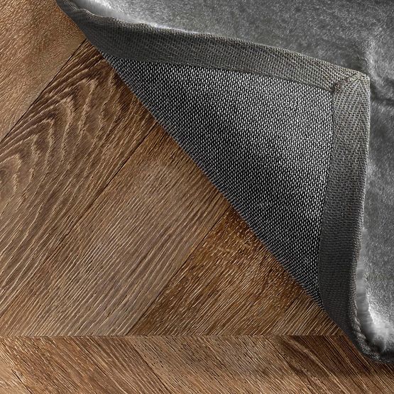 Tapis en soie Rabbit - Gris foncé