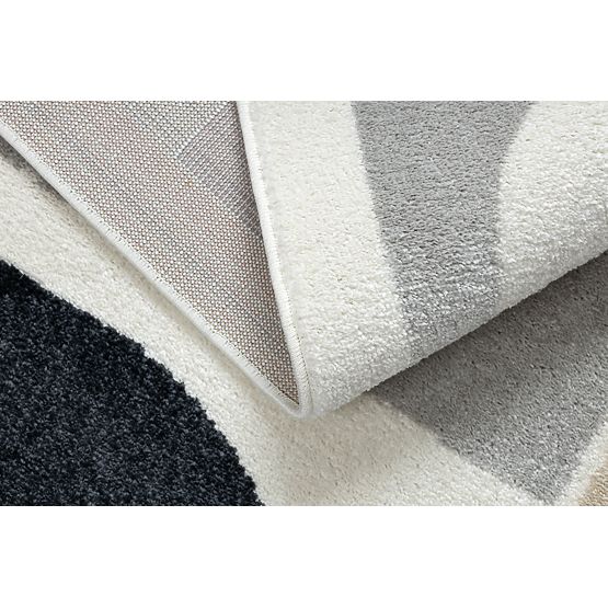 Tapis FUSION 0213 blanc / rose foncé - Géométrique, moderne, abstrait