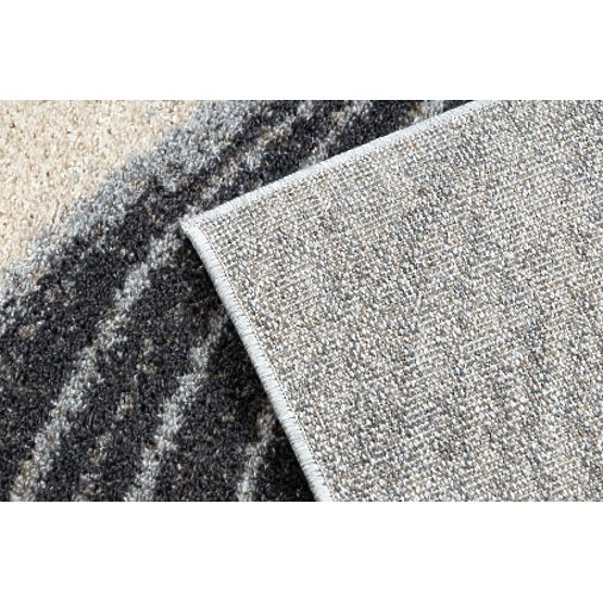 Tapis FUSION 8912 gris foncé - Plumes, moderne, abstrait