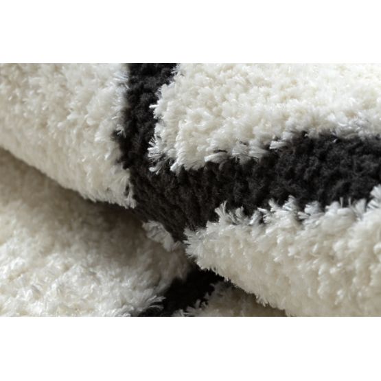 Tapis moderne MODE 8377 abstrait crème / noir