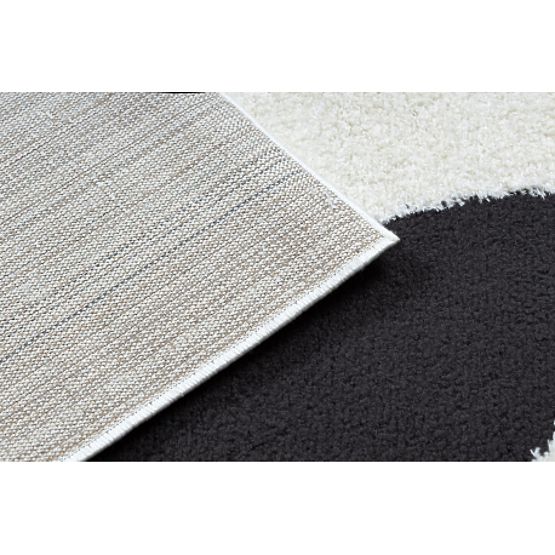 Tapis moderne MODE 8531 abstraction crème / noir