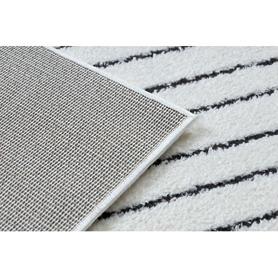 Tapis moderne MODE 8587 géométrique crème / noir