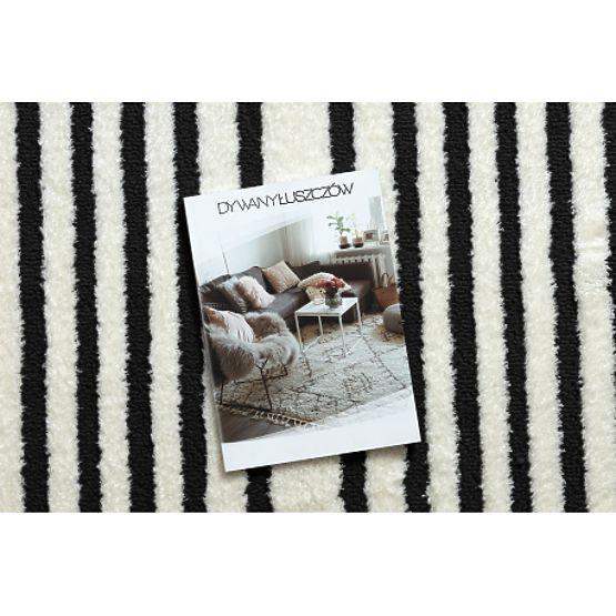 Tapis moderne MODE 8597 géométrique crème / noir