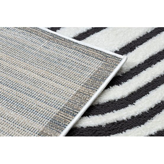 Tapis moderne MODE 8597 géométrique crème / noir