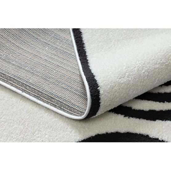 Tapis moderne MODE 8597 géométrique crème / noir