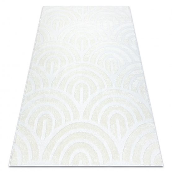 Tapis moderne MODE 8629 coquillages crème