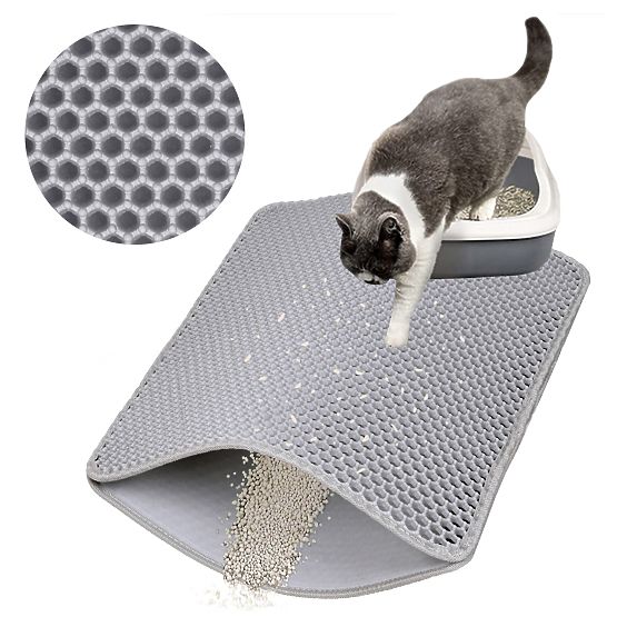Tapis pour chats paillasson Catsy 40x50 cm gris