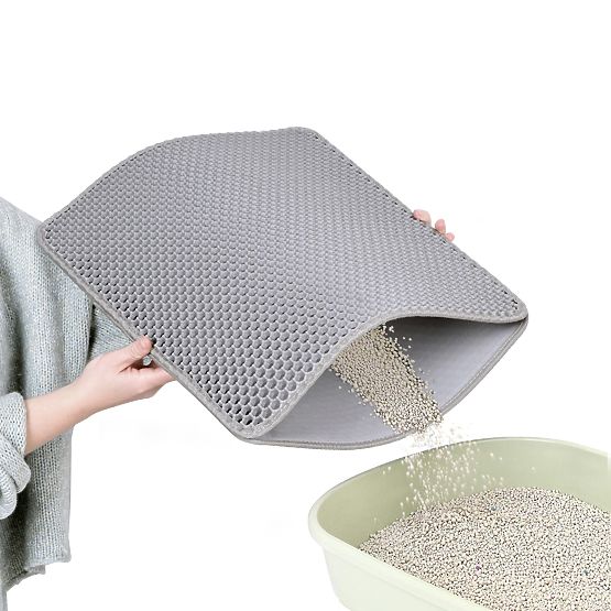 Tapis pour chats paillasson Catsy 40x50 cm gris