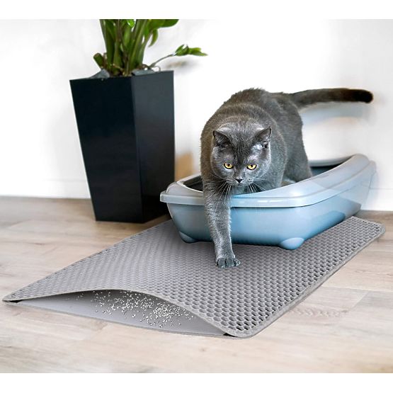 Tapis pour chats paillasson Catsy 40x50 cm gris