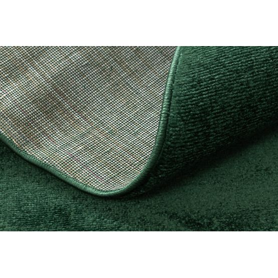 Tapis rond SOFTY Uni, Monochrome, vert forêt