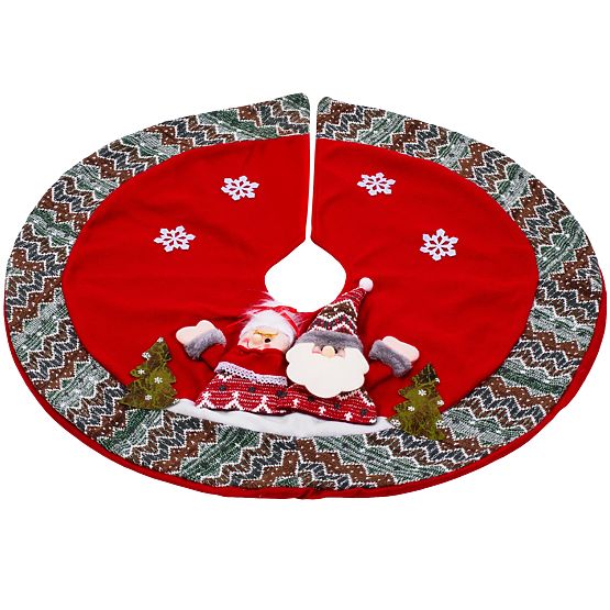 Tapis rouge pour sapin YX22025 80 cm