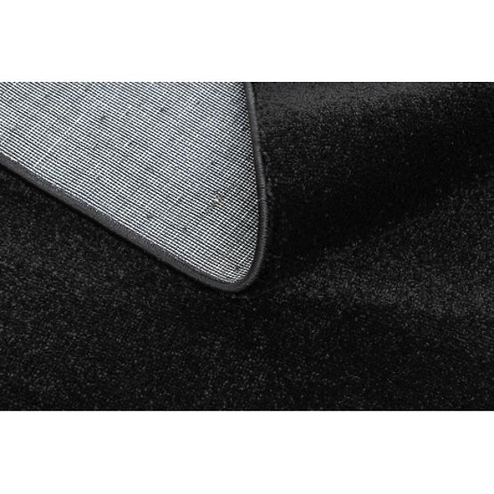 Tapis SOFTY, Uni, Monochrome, Noir